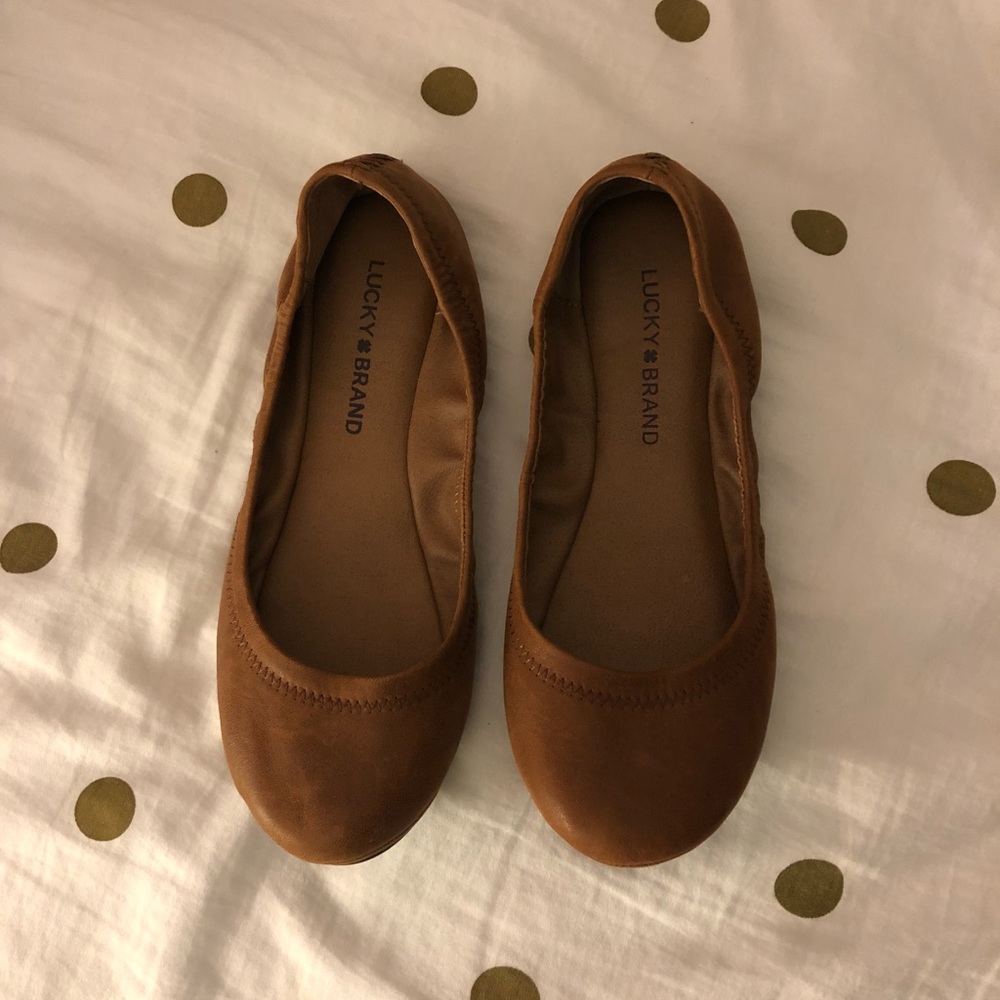 Lucky Brand brown flats